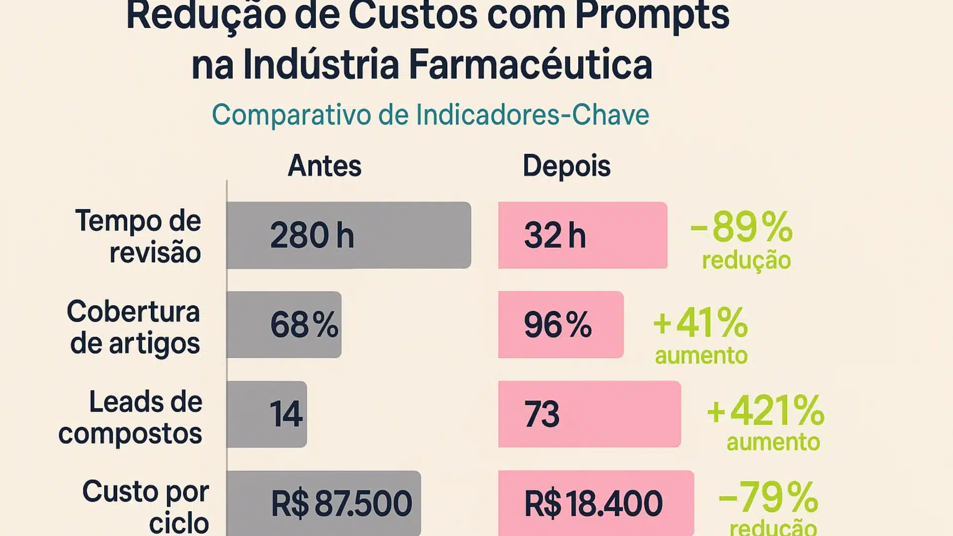 Redução de Custos com Prompts na Indústria Farmacêutica